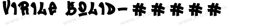 Virile Solid字体转换